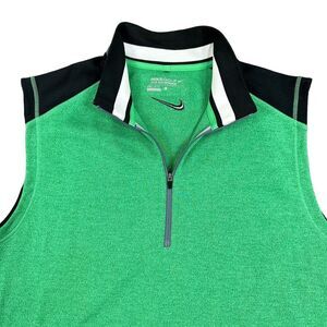 Nike Golf‎ Tour Performance Men's Large Sleeveless Pullover Sweater Shirt Zip